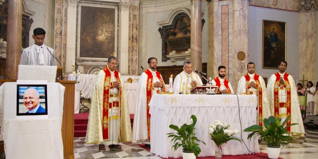 Memorial Mass Held in Rome for Fr. Cherian Varicatt, First Coordinator General of the Syro-Malabar Church in Europe